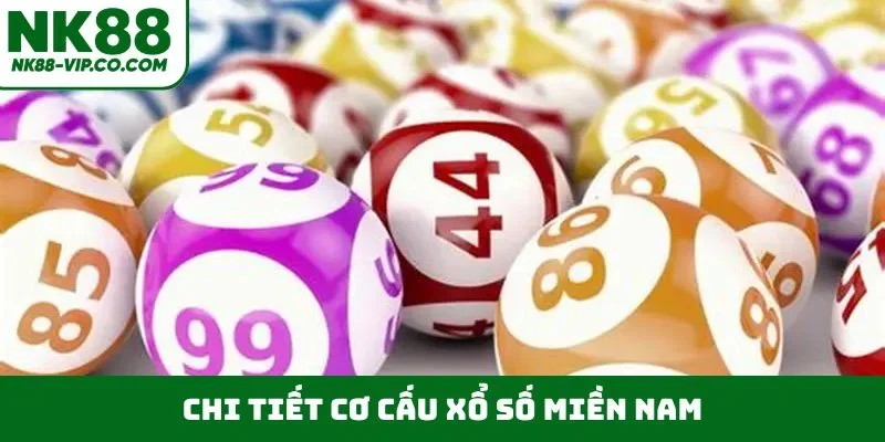 Chi tiết cơ cấu xổ số miền Nam