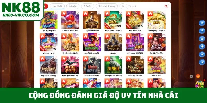 Cộng đồng đánh giá độ uy tín nhà cái