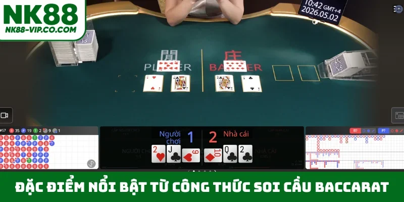 Đặc điểm nổi bật từ công thức soi cầu baccarat