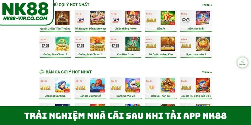 Trải nghiệm nhà cái sau khi tải app NK88